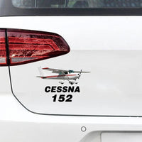Thumbnail for The Cessna 152 Car aviation design car sticker in weather-resistant vinyl.