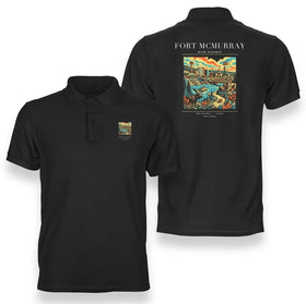 Fort Mcmurray City Series Premium Polo T-Shirts