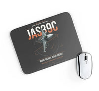 Thumbnail for Saab JAS 39C Gripen design on black rectangle mouse pad