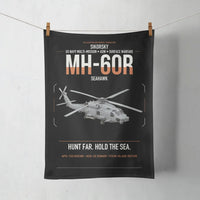 Thumbnail for Sikorsky MH-60R Seahawk design on black towel
