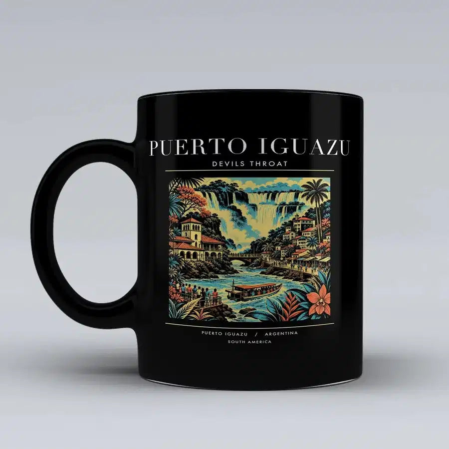 PUERTO IGUAZU - Poster - Mug - Black