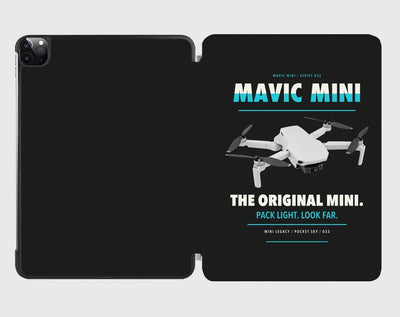 DJI Mavic Mini design on black ipad tablet case