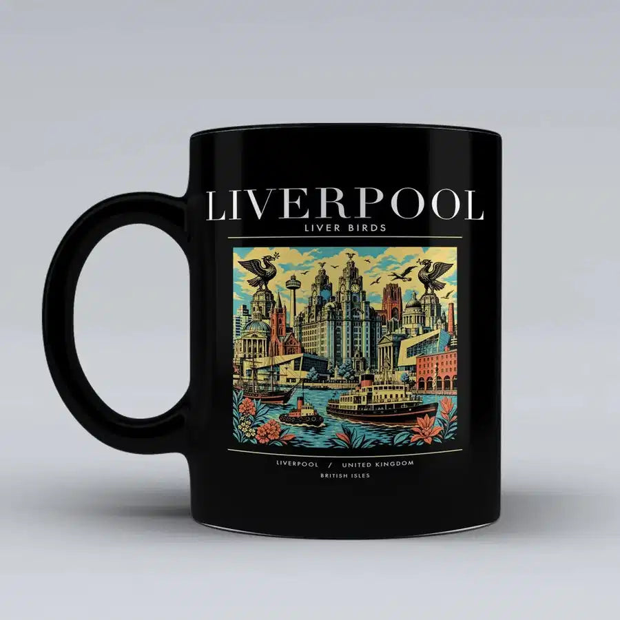 LIVERPOOL - Poster - Mug - Black