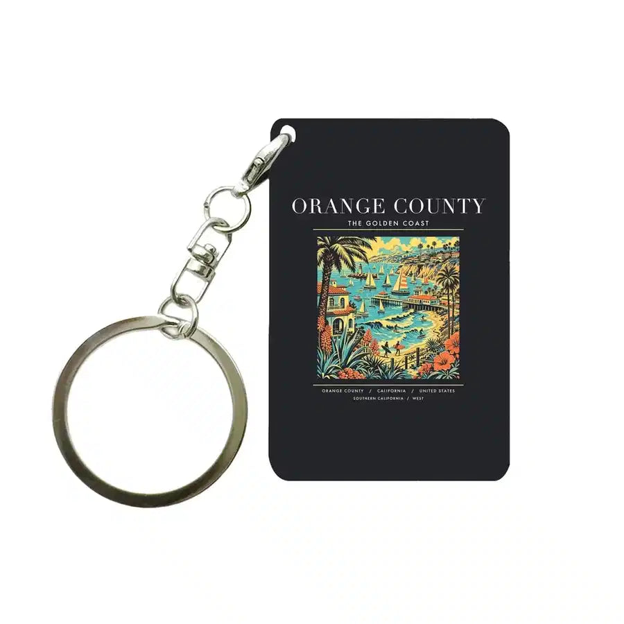 ORANGE COUNTY - Poster - Key Chain - Black