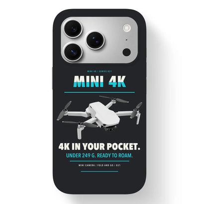 DJI Mini 4K Case design on black iphone case