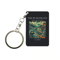 Thumbnail for VINTAGE G4029 - The Bush Pilots - Designed Key Chain design on black