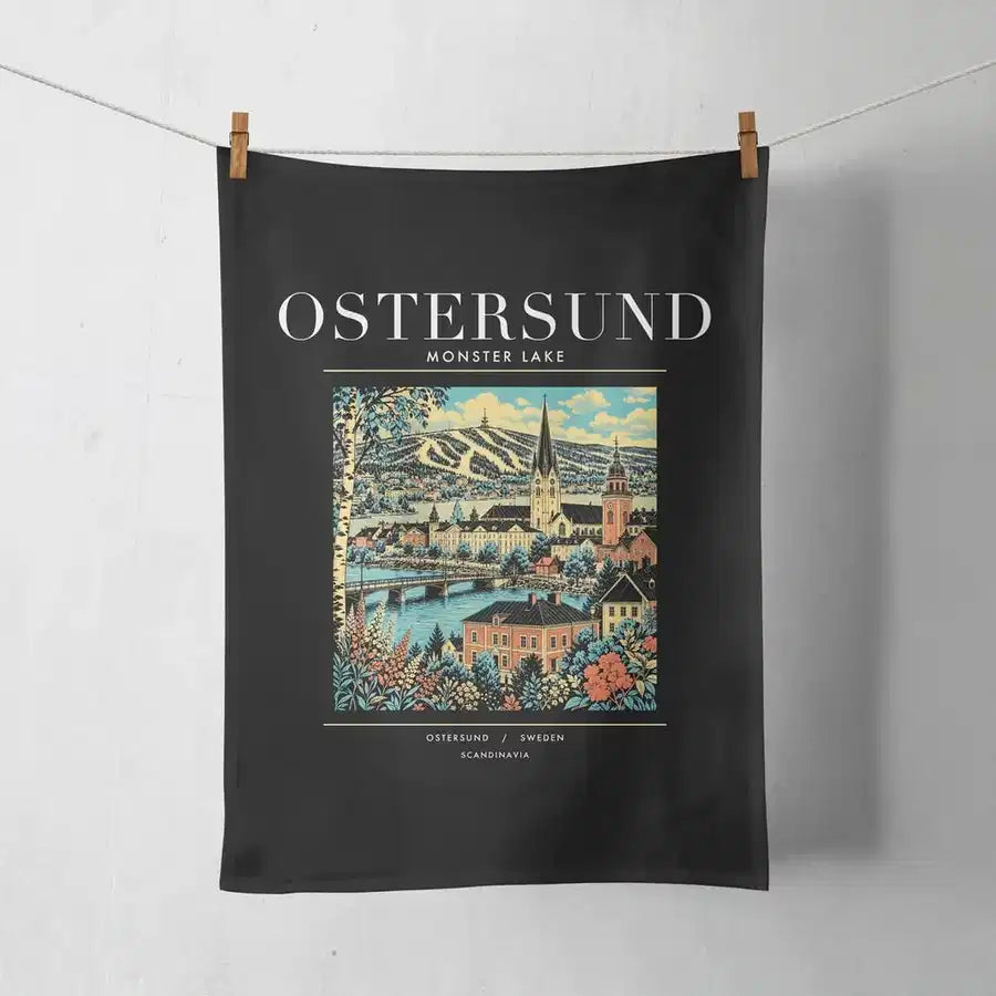 OSTERSUND - Poster - Towel - Black