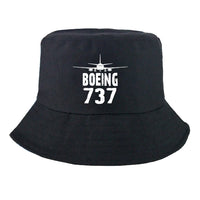 Thumbnail for Boeing 737 & Plane Summer aviation embroidery on breathable cotton summer hat.