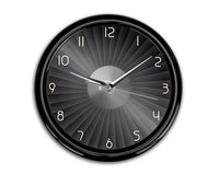 Thumbnail for Jet Engine aviation themed wall clock, premium wood and metal.