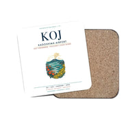 Thumbnail for Kagoshima Airport (KOJ) design on white 1 piece coaster
