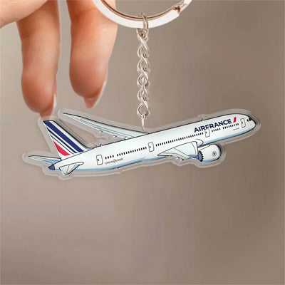 Air France Boeing 787 Design Acrylic Keychain