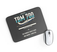 Thumbnail for Socata TBM 700 design on black rectangle mouse pad