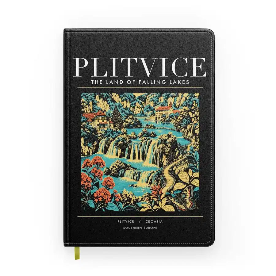 PLITVICE - Poster - Notebook - Black