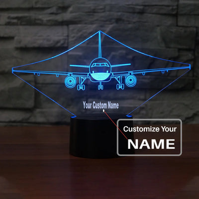 Face to Face with an Airbus A320 3D Lamps aviation themed 3D night lamp, premium acrylic with LED.