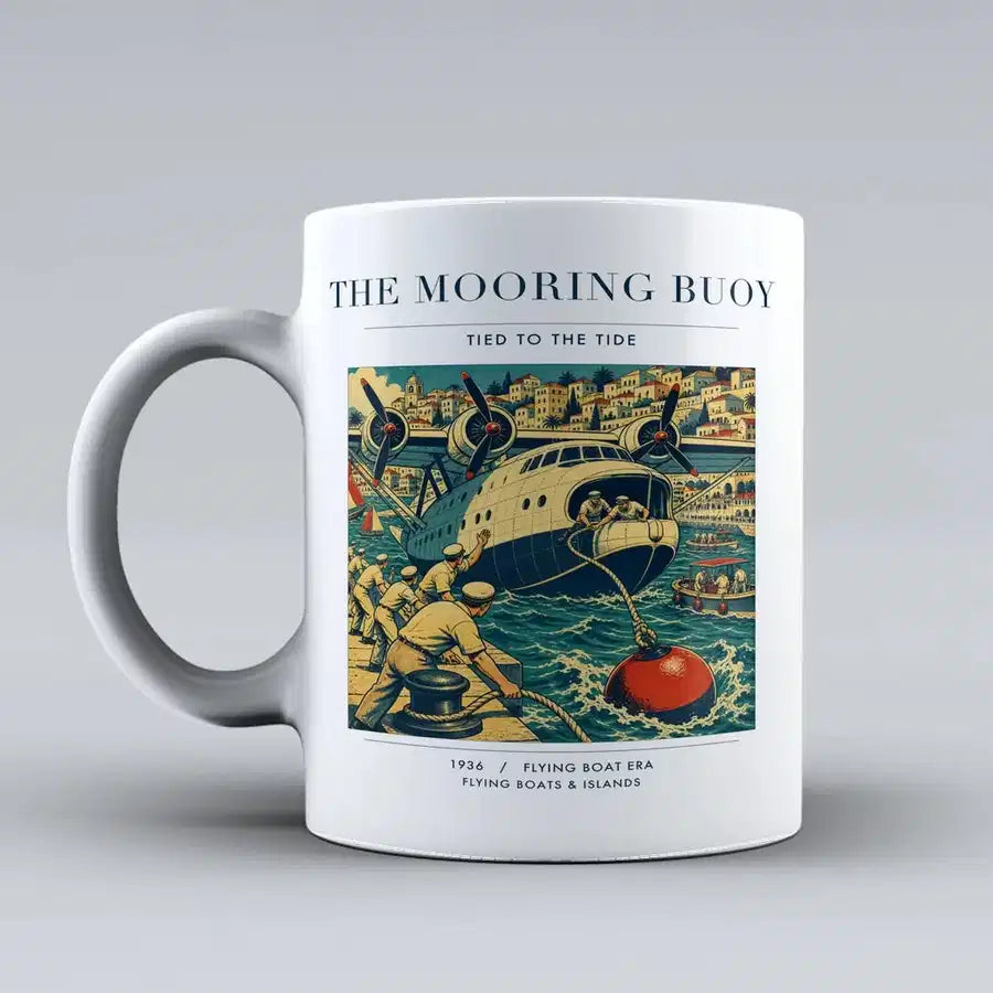 VINTAGE G4183 - The Mooring Buoy - Ceramic Mug design on white