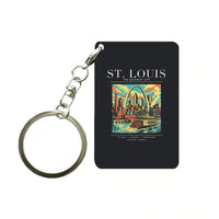 Thumbnail for ST. LOUIS - Poster - Key Chain - Black