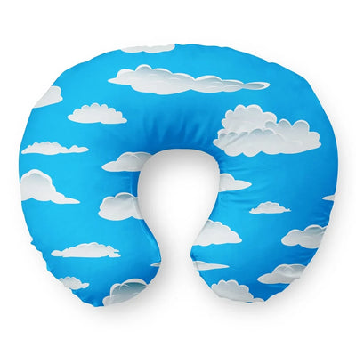 Amazing Clouds Travel & Boppy aviation design on memory foam with soft cover travel pillow.