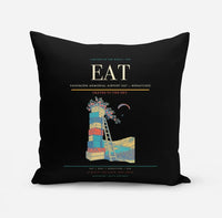 Thumbnail for Pangborn Memorial Airport (EAT) design on black pillow