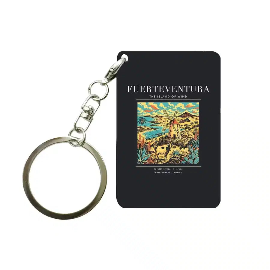 FUERTEVENTURA - Poster - Key Chain - Black