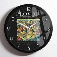 Thumbnail for PLOVDIV - Poster - Wall Clock Framed - Black