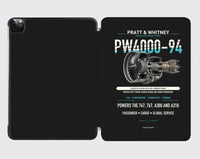 Thumbnail for PW4000-94 design on black ipad tablet case