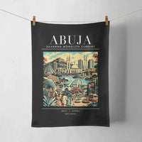 Thumbnail for ABUJA - Poster - Towel - Black
