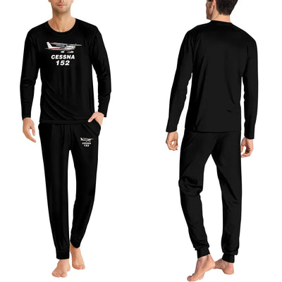 The Cessna 152 men pajamas - Black