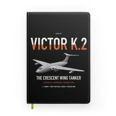 Handley Page Victor K.2 design on black notebook