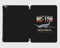 Thumbnail for MC-12W Liberty Eyes Over The Ground design on black ipad tablet case