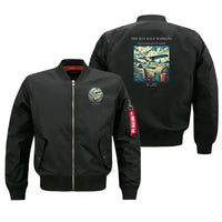 Thumbnail for VINTAGE G4387 - The Hay Bale Markers - Bomber Jacket design on black