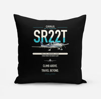 Thumbnail for Cirrus SR22T design on black pillow