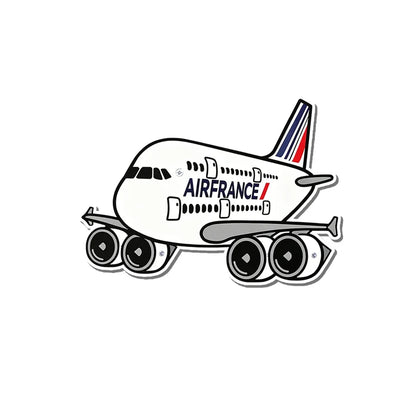 Air France Airbus A380 aviation design airplane sticker in weather-resistant vinyl.