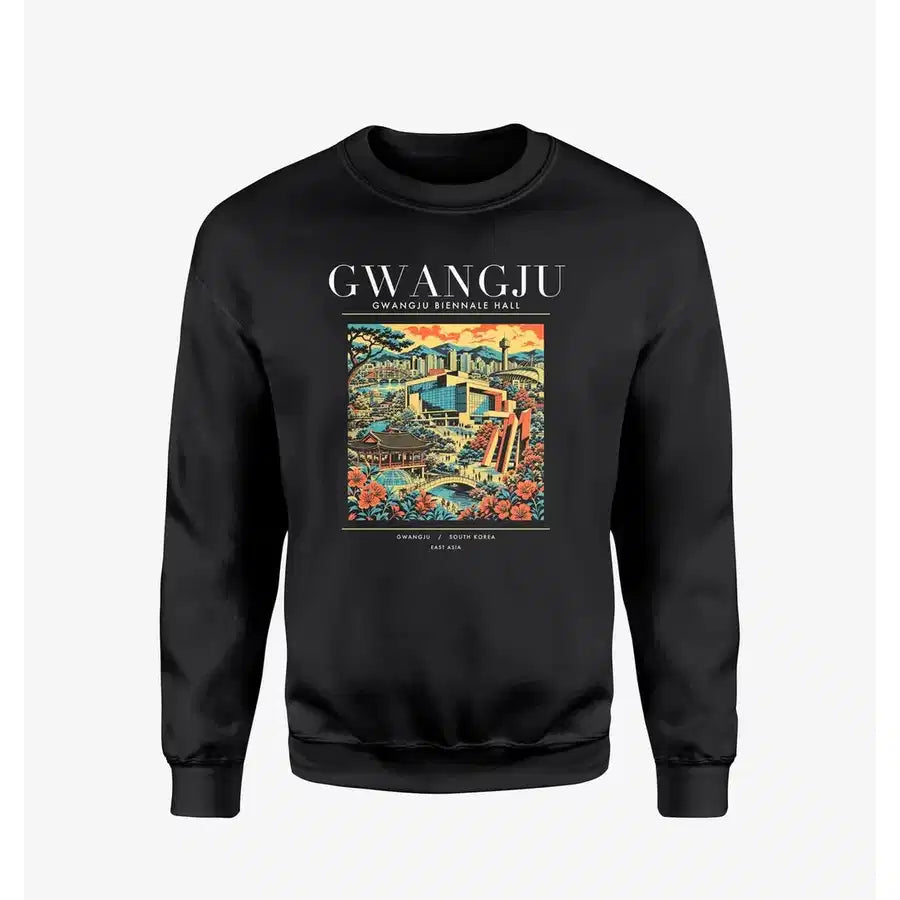 GWANGJU - Poster - Sweatshirt - Black