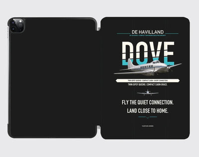 de Havilland DH.104 Dove 8 design on black ipad tablet case