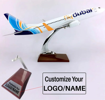 Flydubai Boeing 737-800 (Special Edition 40CM) Airplane Model aviation themed special-edition big-scale model aircraft, dieca.