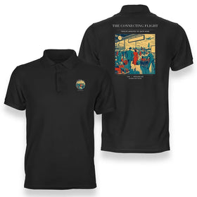 The Connecting Flight Premium Polo T-Shirts