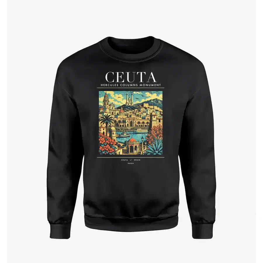 CEUTA - Poster - Sweatshirt - Black