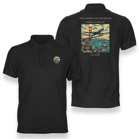 The Golden Gate Departure Premium Polo T-Shirts