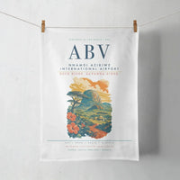 Thumbnail for Nnamdi Azikiwe International Airport (ABV) design on white towel