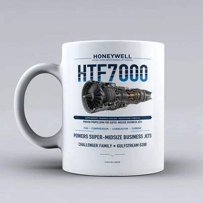 Mug design on white htf7000