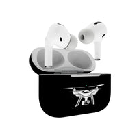Thumbnail for Drone Silhouette AirPods Pro plastic case - Black