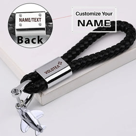 Volotea Airlines Leather Car Key Chains