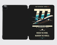 Thumbnail for Boeing 777-9 design on black ipad tablet case
