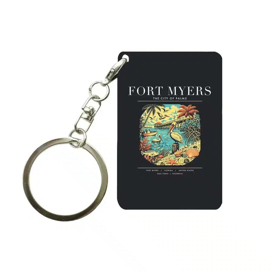 FORT MYERS - Poster - Key Chain - Black