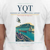 Thumbnail for Thunder Bay International Airport (YQT) double-side t-shirt design close-up cover