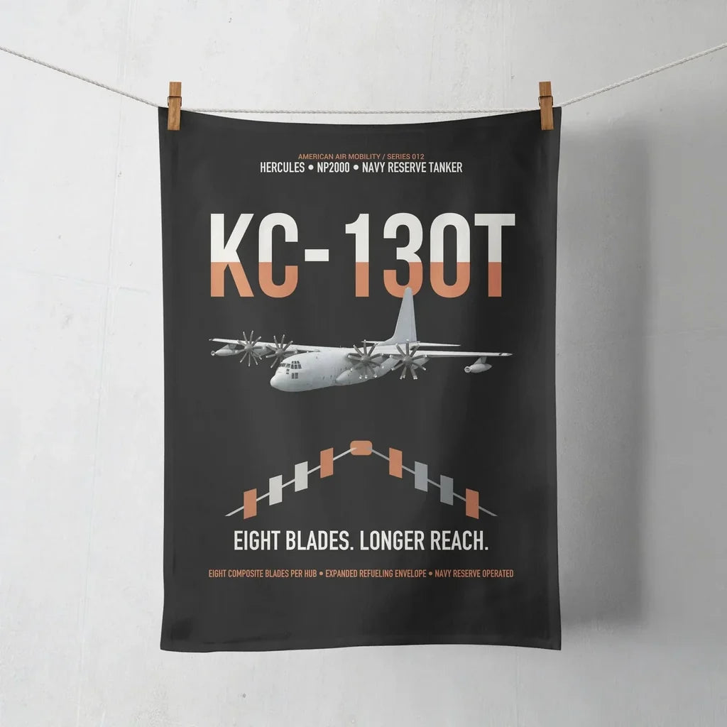 KC-130T NP2000 design on black towel