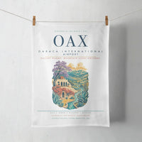 Thumbnail for Oaxaca International Airport (OAX) design on white towel
