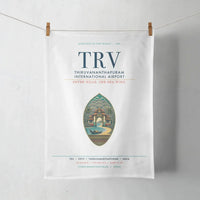 Thumbnail for Thiruvananthapuram International Airport (TRV) design on white towel
