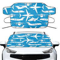Thumbnail for Big Airplanes Car aviation design on car windshield cover.