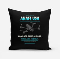 Thumbnail for Parrot ANAFI USA design on black pillow